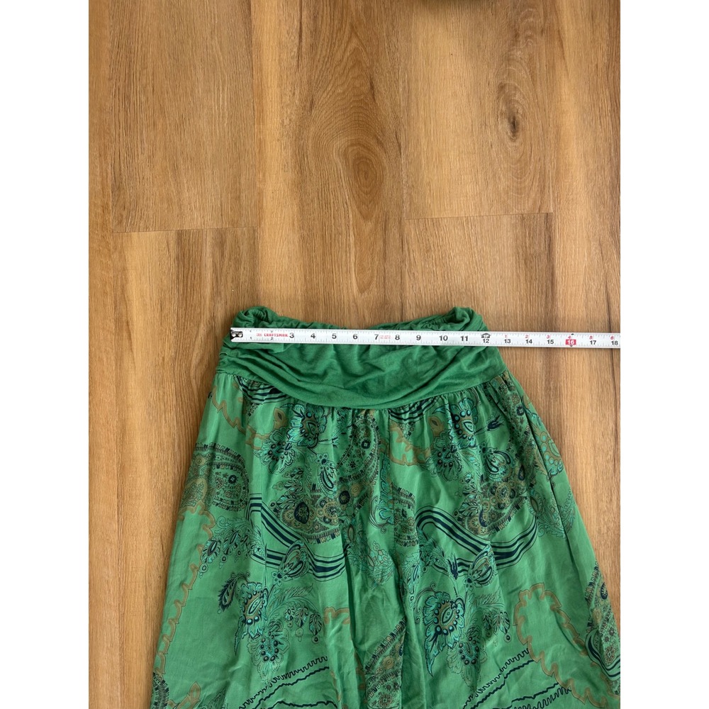 Italy Paisley Harem Pants Smocked Waist Boho wideleg hippie festival one size - Picture 5 of 8